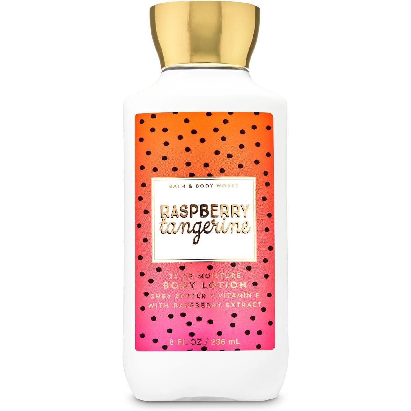 Bath & Body Works-Bath and Body Works Raspberry Tangerine Body Lotion (8 FL OZ / 236 mL)-