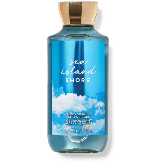 Bath & Body Works-Bath and Body Works Sea Island Shore Shower Gel (10 FL OZ / 295 mL)-