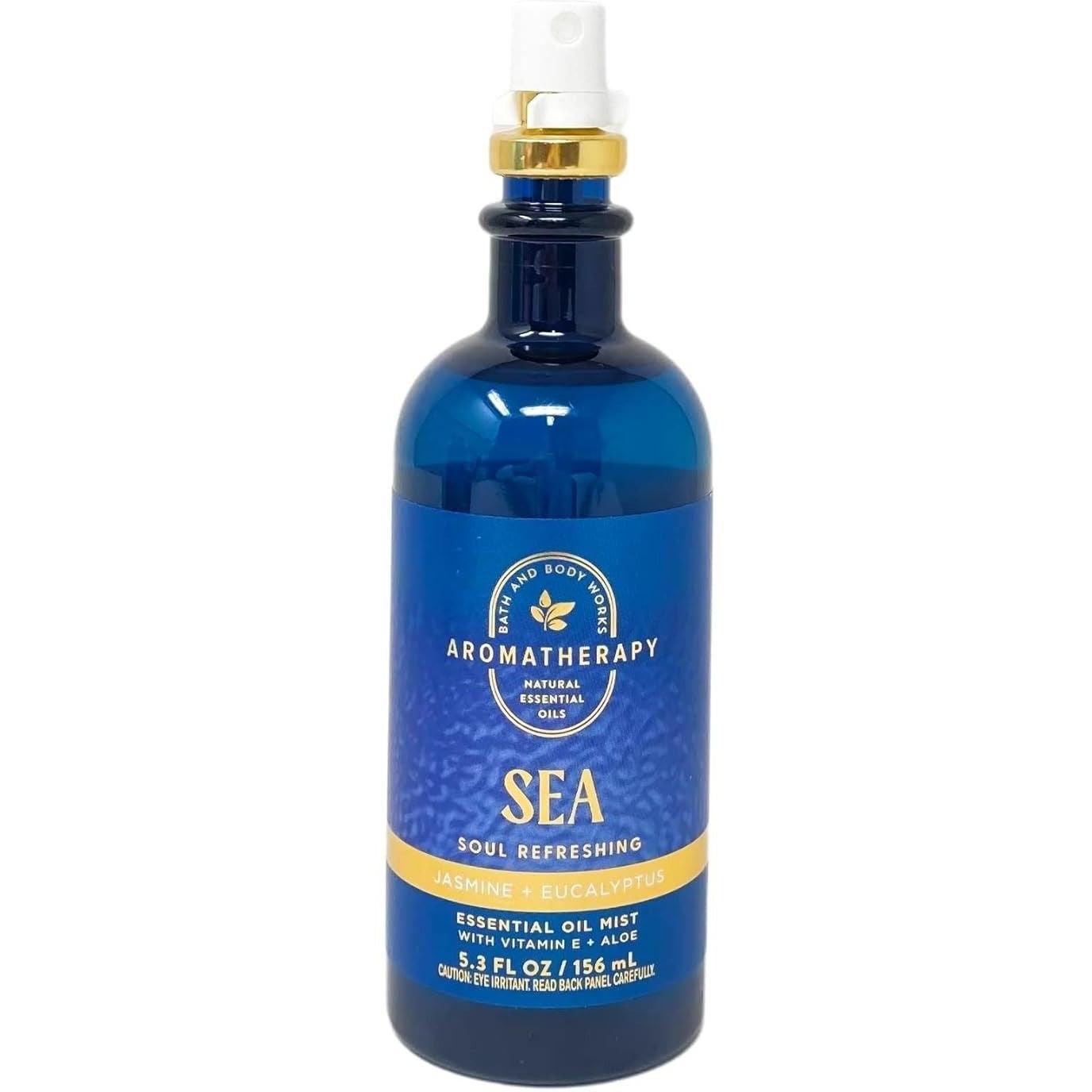 Bath & Body Works-Bath and Body Works Sea Soul Refreshing Essential Oil Mist (5.3 FL OZ / 156 mL)-