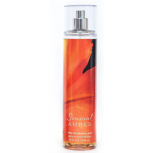 Bath & Body Works-Bath and Body Works Sensual Amber Fine Fragrance Mist (8 FL OZ / 236 mL)-