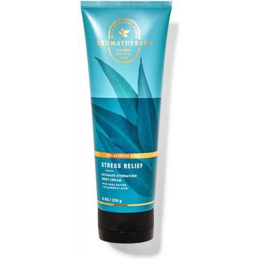 Bath & Body Works-Bath and Body Works Stress Relief Ultimate Hydration Body Cream (Aromatherapy) 8 oz / 226 g-
