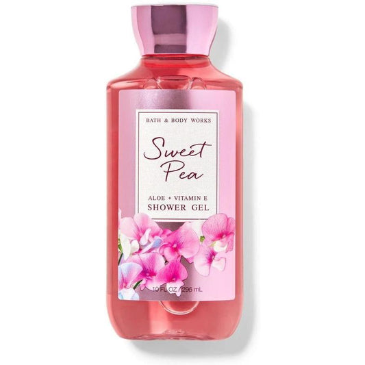 Bath & Body Works-Bath and Body Works SWEET PEA Shower Gel (10 FL OZ / 295 mL)-