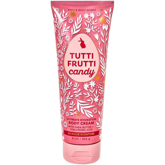 Bath & Body Works-Bath and Body Works Tutti Frutti Candy Ultimate Hydration Body Cream (8 OZ / 226 g)-