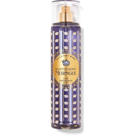 Bath & Body Works-Bath and Body Works Whipped Berry Meringue Fine Fragrance Mist (8 FL OZ / 236 mL)-