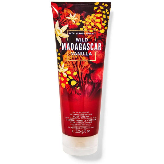 Bath & Body Works-Bath and Body Works WILD MADAGASCAR VANILLA Ultimate Hydration Body Cream (8 OZ / 226 g)-
