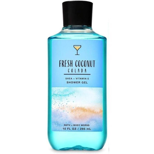 Bath & Body Works-Bath & Body Works Fresh Coconut Colada Shower Gel (10 FL OZ / 295 mL)-