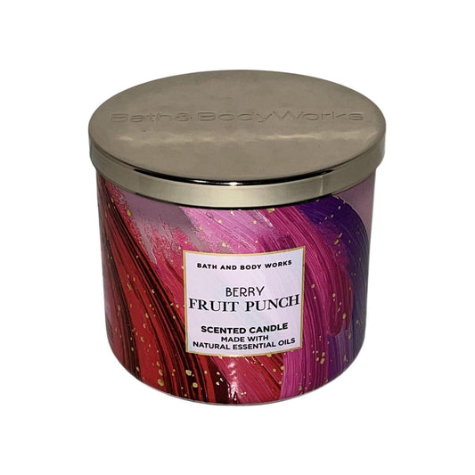 Bath & Body Works Berry Fruit Punch Scented 3-Wick Candle 