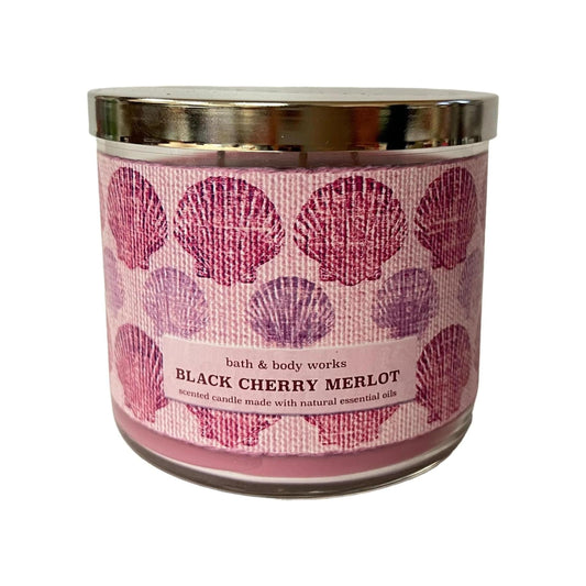 Bath & Body Works Black Cherry Merlot Scented 3-Wick Candle 