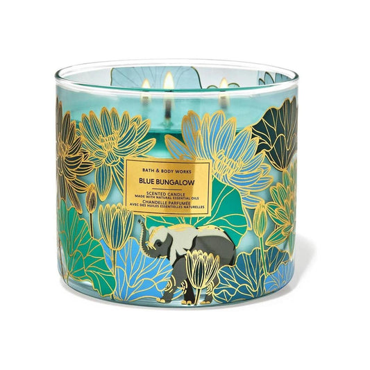 Bath & Body Works Blue Bungalow 3-Wick Scented Candle 