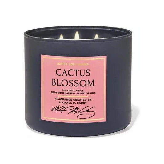 Bath & Body Works Cactus Blossom 3-Wick Candle 