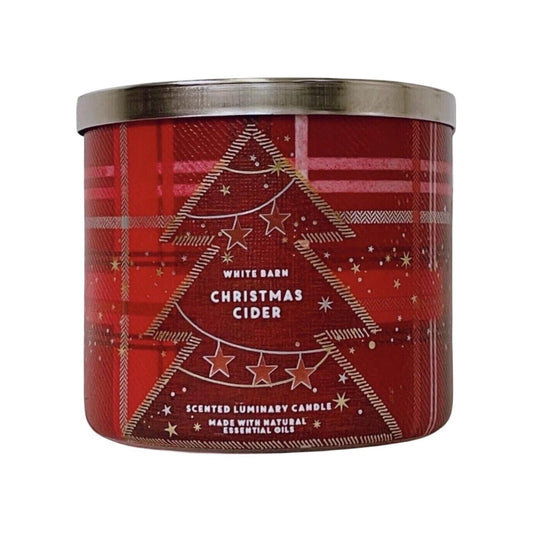 Bath & Body Works Christmas Cider Scented 3-Wick Candle 