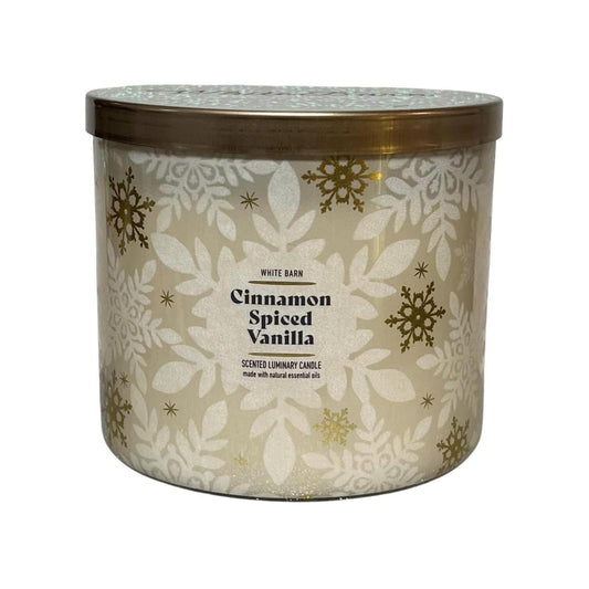 Bath & Body Works Cinnamon Spiced Vanilla Scented Candle 3-Wick 