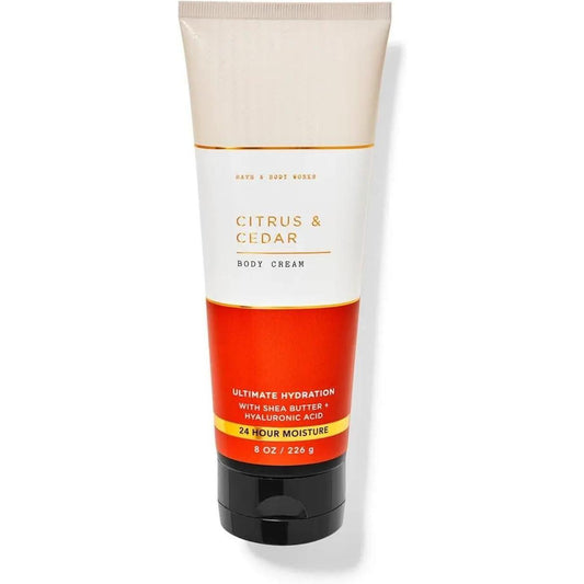 Bath & Body Works Citrus Cedar Ultimate Hydration Cream Lotion Hyaluronic Acid 