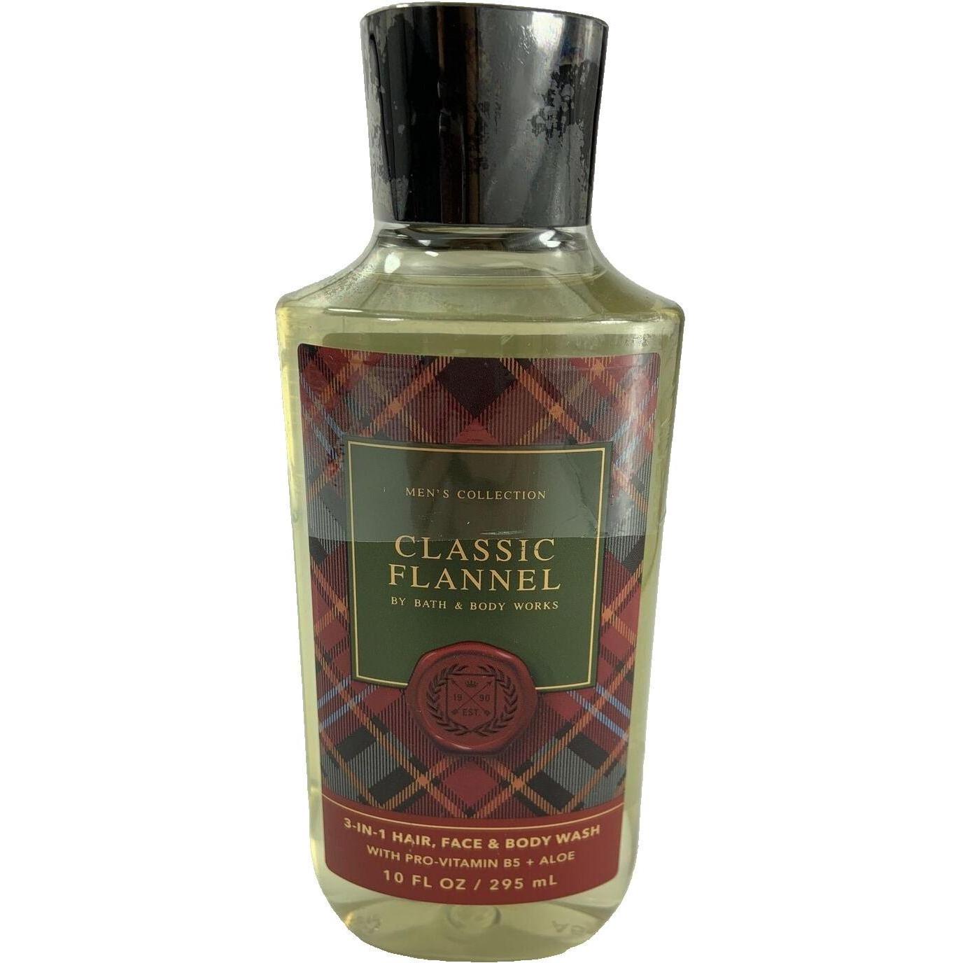 Bath & Body Works Classic Flannel 3-In-1 Hair Face & Body Wash (Men's Collection) 