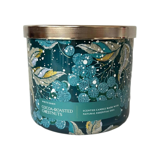 Bath & Body Works Cocoa Roasted Chestnuts 3-Wick Scented Candle 