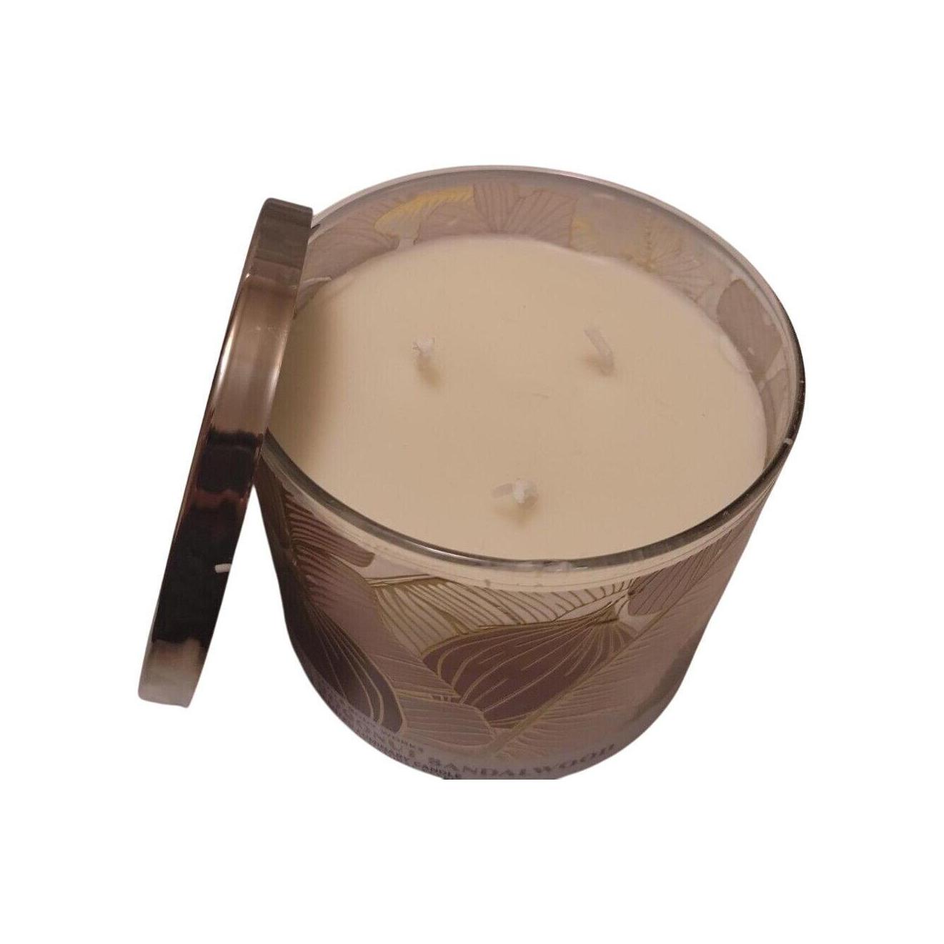 Bath & Body Works Coconut Sandalwood Scented 3-Wick Candle 