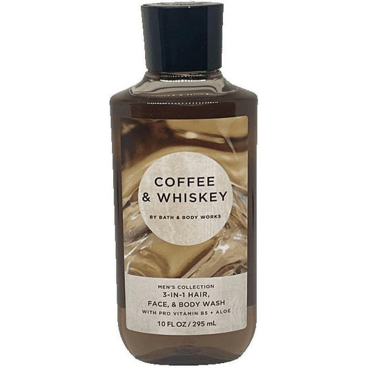 Bath & Body Works Coffee & Whiskey 3-In-1 Hair, Face, & Body Wash 
