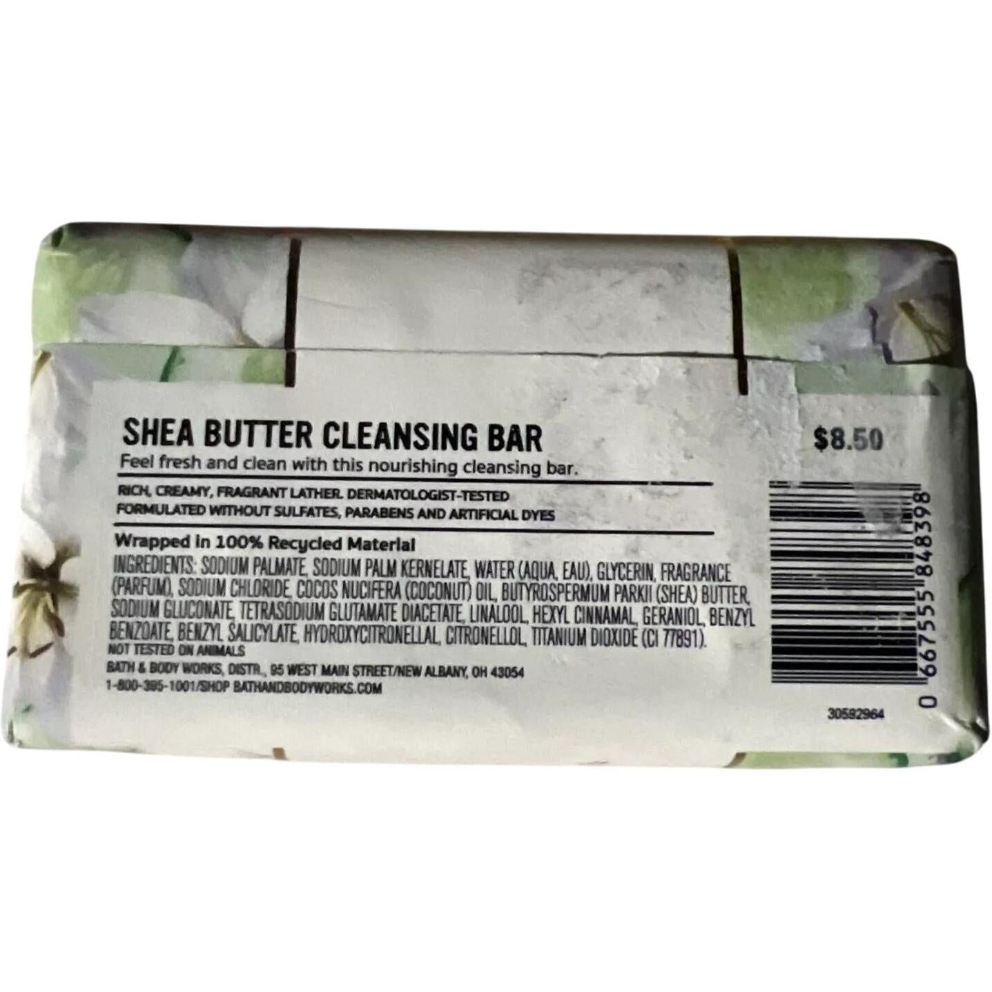 Bath & Body Works Cucumber & Lily Shea Butter Cleansing Bar 