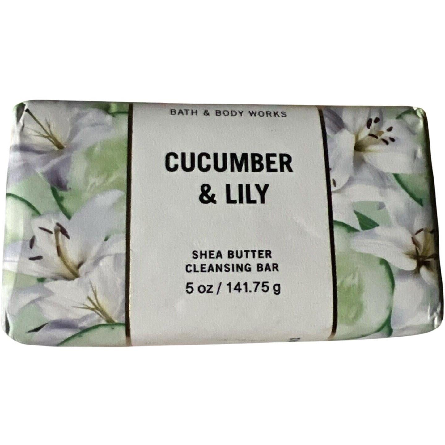 Bath & Body Works Cucumber & Lily Shea Butter Cleansing Bar 