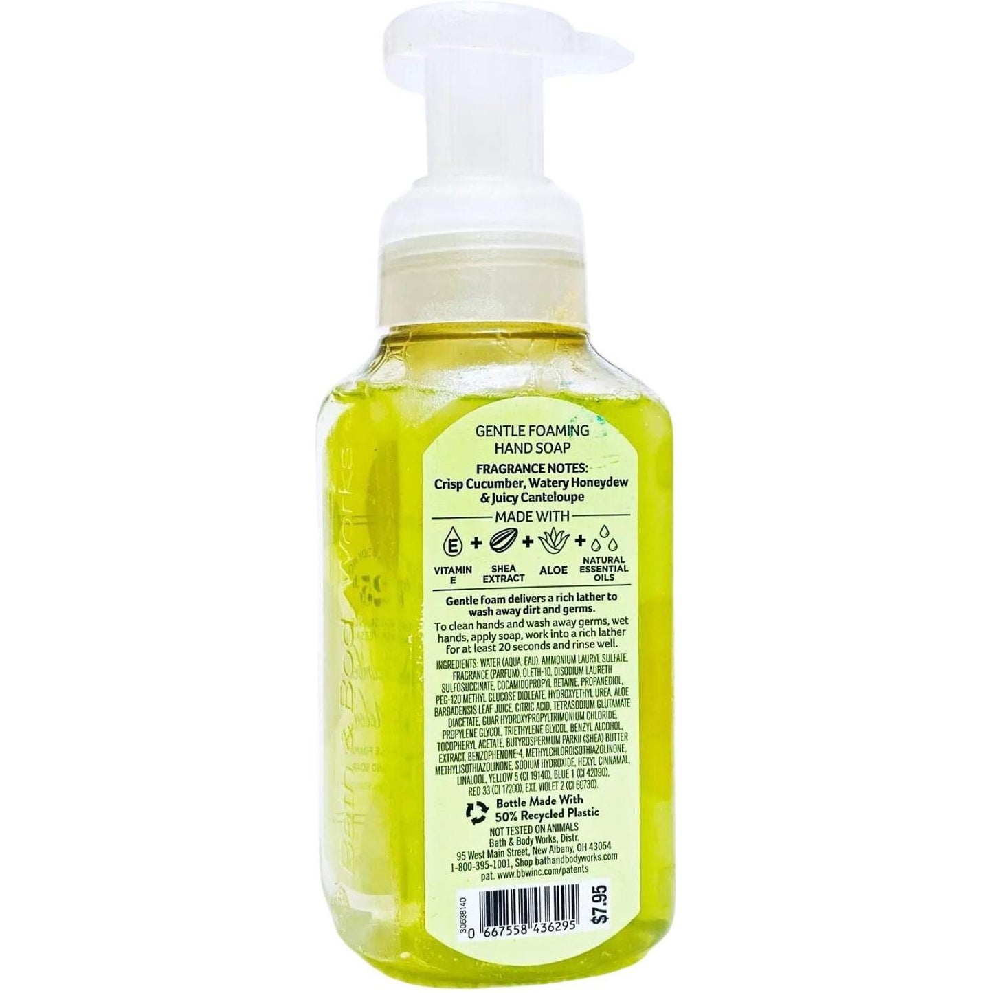 Bath & Body Works Cucumber Melon Gentle Foaming Hand Soap 