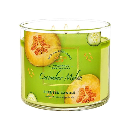 Bath & Body Works Cucumber Melon Scented Candle 