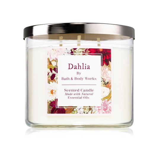Bath & Body Works Dahlia Scented 3-Wick Candle 