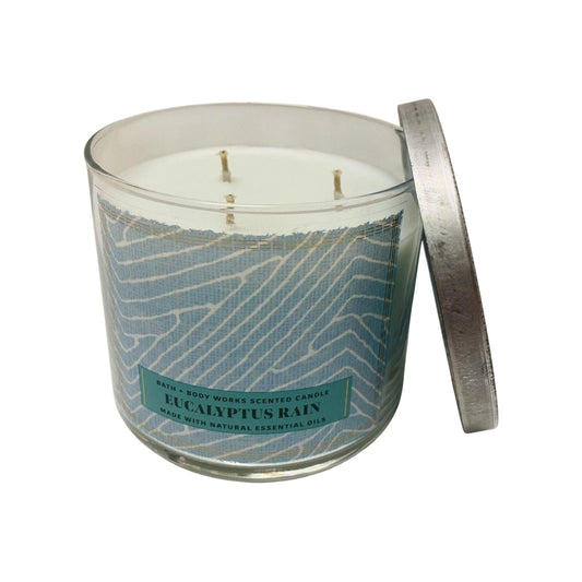 Bath & Body Works Eucalyptus Rain 3-Wick Large Candle 