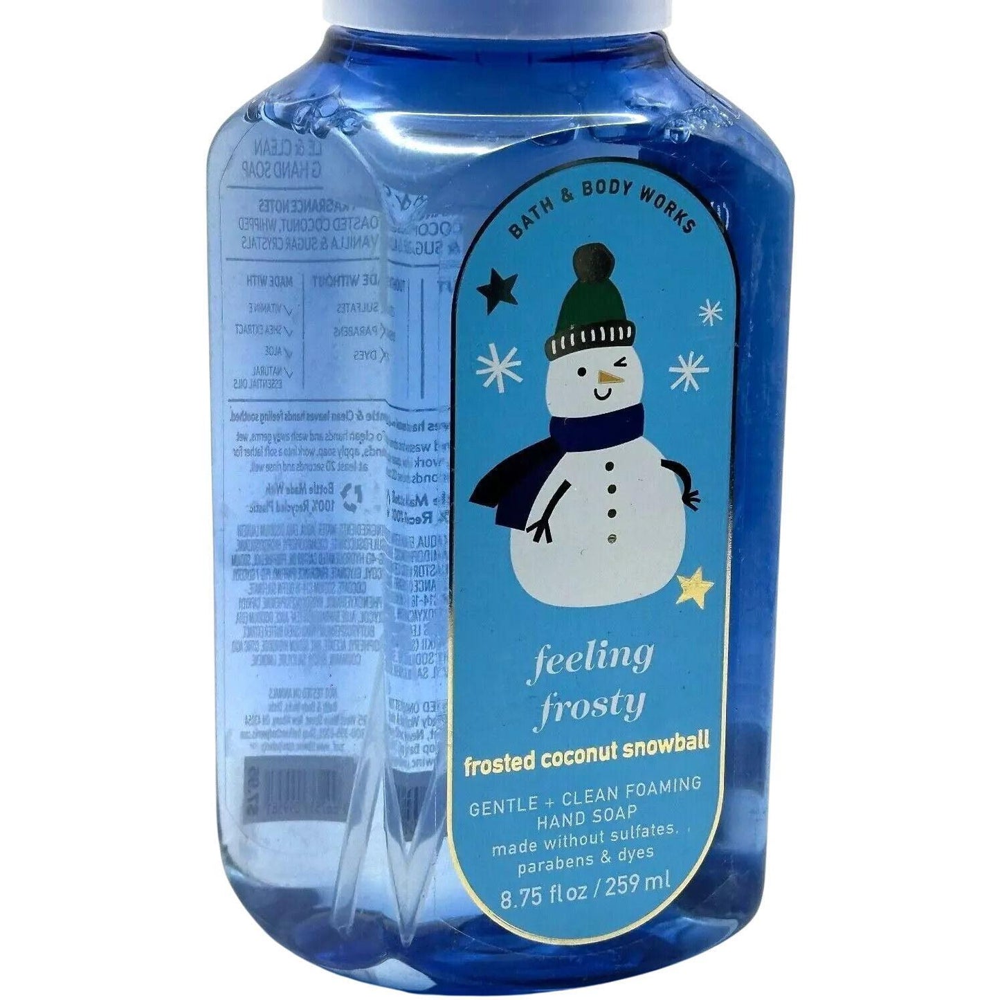 Bath & Body Works Feeling Frosty Frosted Coconut Snowball Foaming Hand Soap 