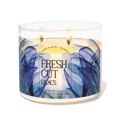 Bath & Body Works Fresh Cut Lilacs 3-Wick Scented Candle 