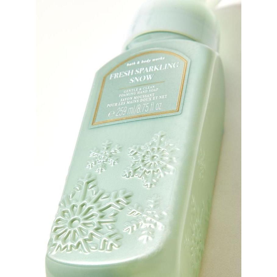 Bath & Body Works Fresh Sparkling Snow Gentle & Clean Foaming Hand Soap 
