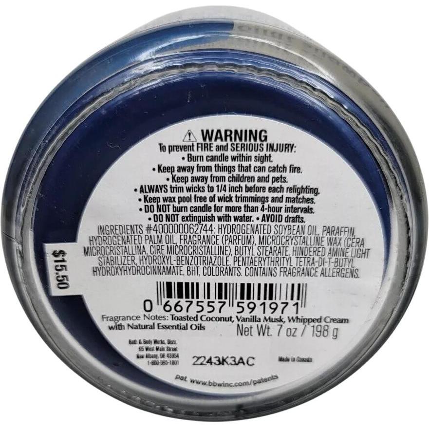 Bath & Body Works Frosted Coconut Snowball 