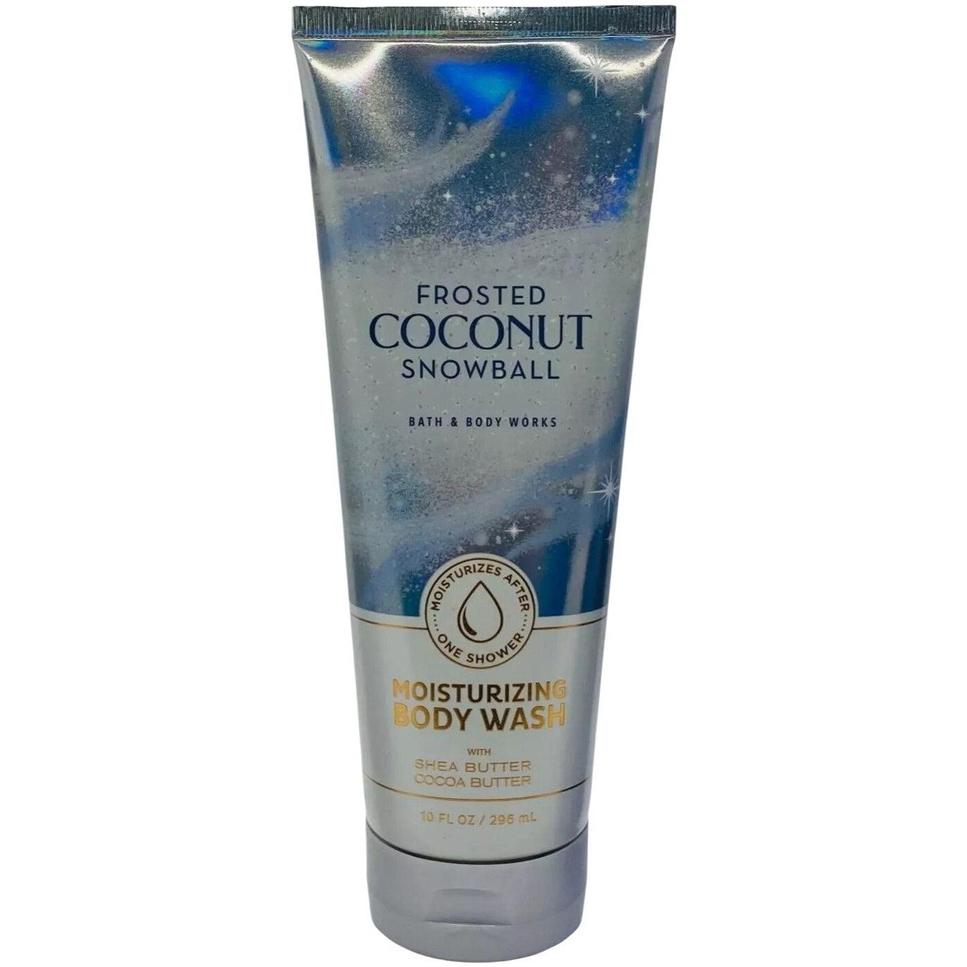 Bath & Body Works Frosted Coconut Snowball Body Wash With Shea Butter, Cocoa Butter 