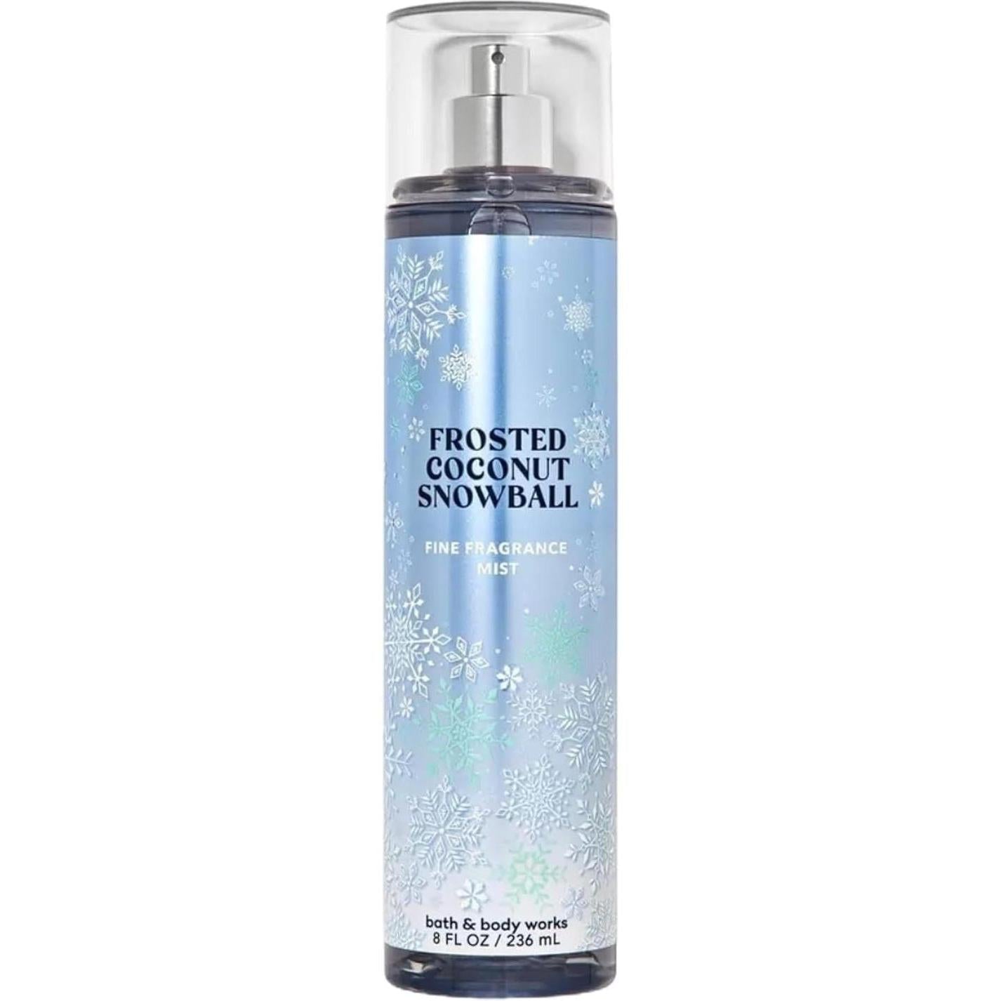 Bath & Body Works Frosted Coconut Snowball Fine Fragrance Mist Spray 