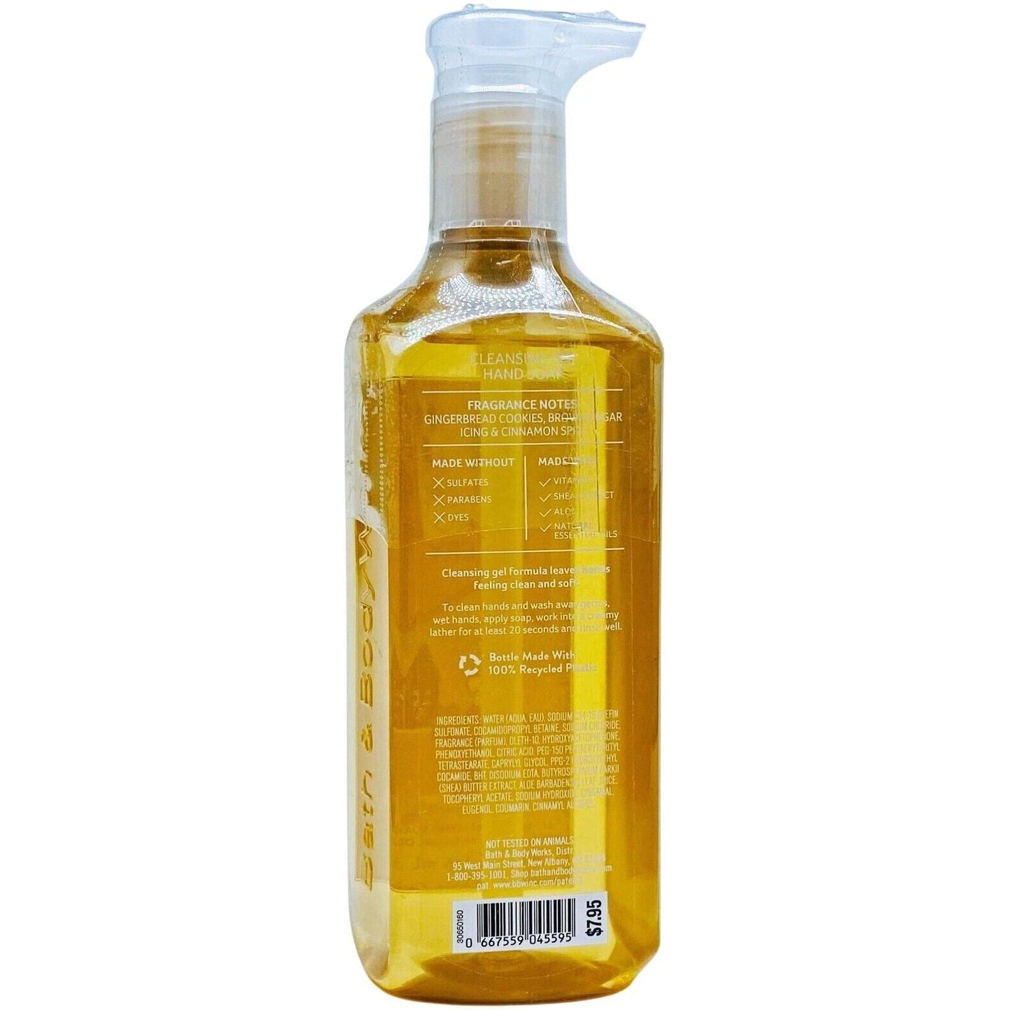 Bath & Body Works Gingerbread Bakery Cleansing Gel Hand Soap 