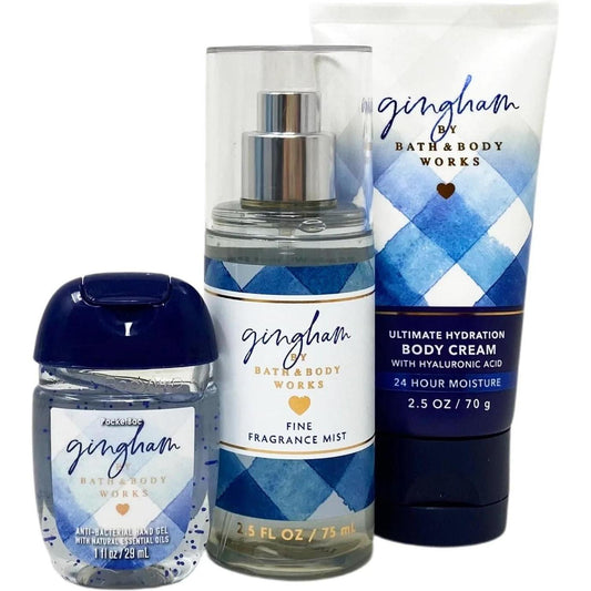 Bath & Body Works Gingham Special Delivery Mini Gift Set Travel Size 