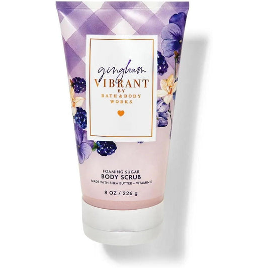 Bath & Body Works Gingham Vibrant Foaming Sugar Body Scrub 