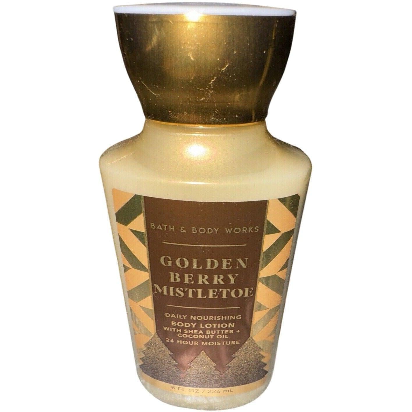 Bath & Body Works Golden Berry Mistletoe Daily Nourishing Body Lotion 