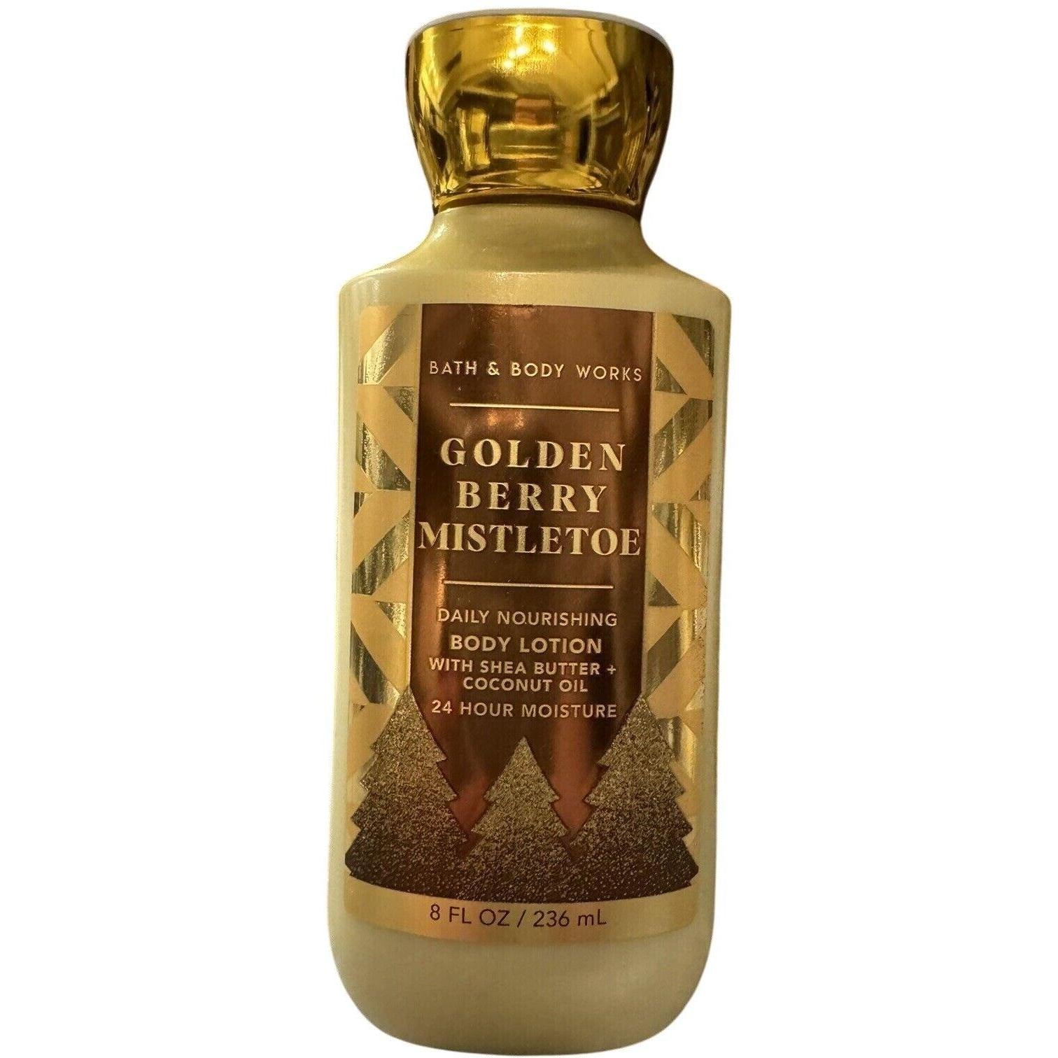 Bath & Body Works Golden Berry Mistletoe Daily Nourishing Body Lotion 