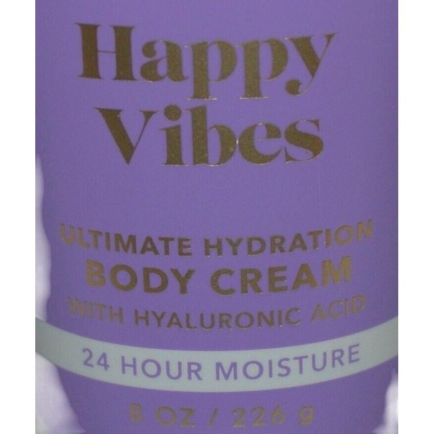 Bath & Body Works Happy Vibes Ultimate Hydration Body Cream Lotion 