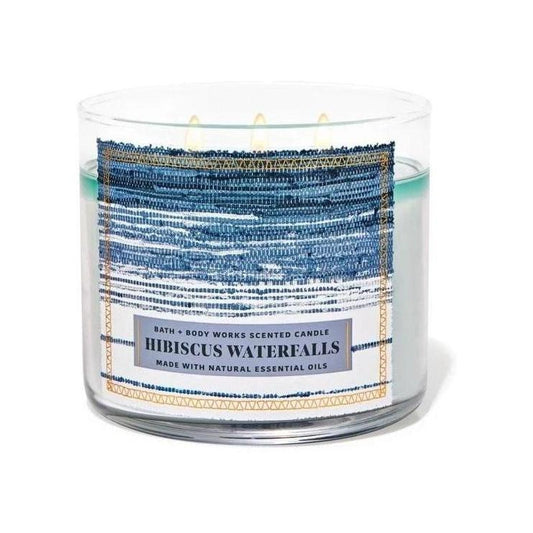 Bath & Body Works Hibiscus Waterfalls 3-Wick Scented Candle 