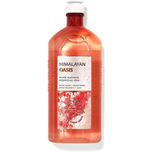 Bath & Body Works Himalayan Oasis Body Wash + Foam Bath with Vitamin E + Aloe (AROMA) 