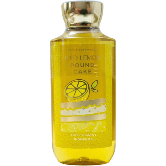 Bath & Body Works Iced Lemon Pound Cake Shower Gel Wash 