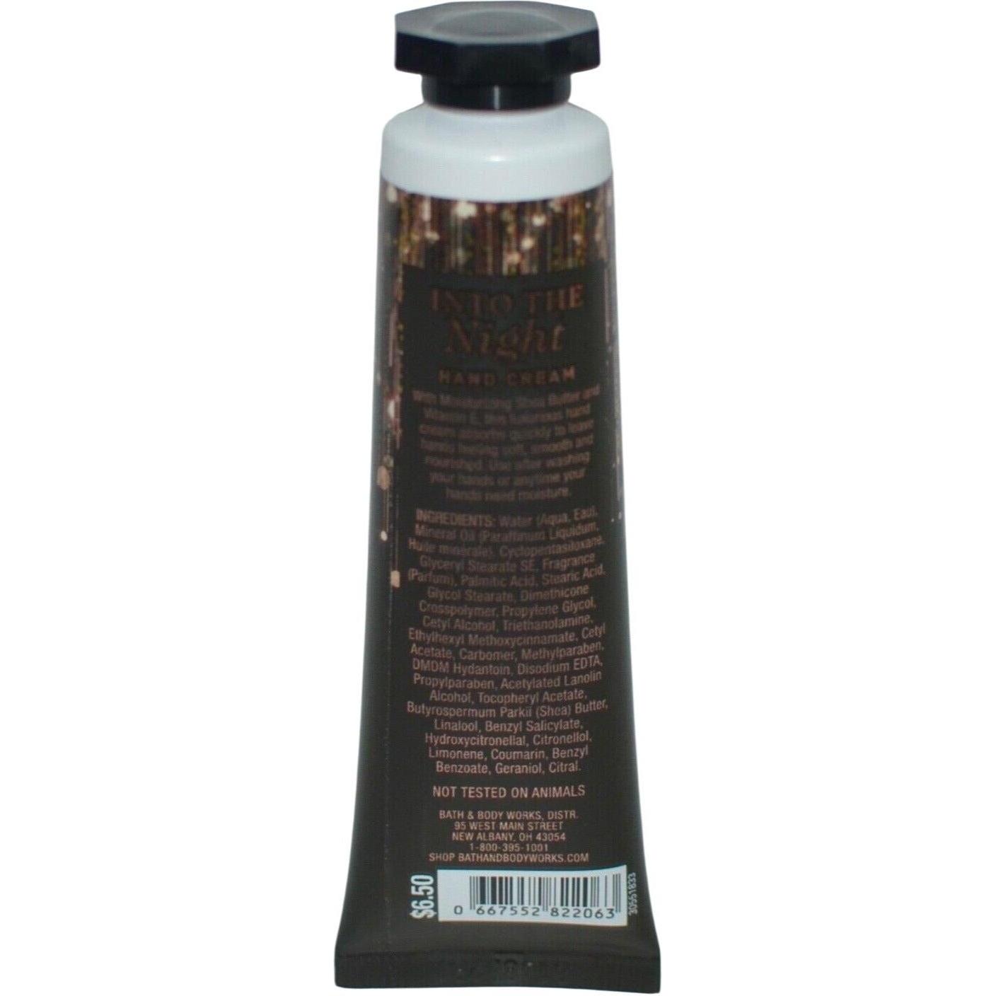 Bath & Body Works Into the Night Shea Butter Hand Cream Lotion Travel Size 