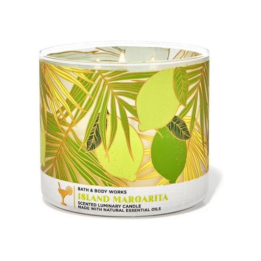 Bath & Body Works Island Margarita 3-Wick Candle 