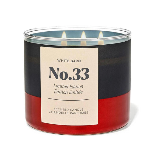 Bath & Body Works Limited Edition No.33 3-Wick Scented Candle (White Barn) 