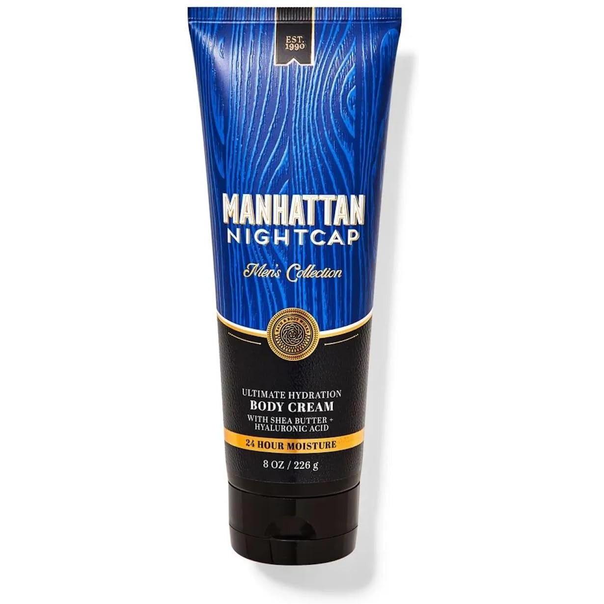 Bath & Body Works Manhattan Nightcap Ultimate Hydration Body Cream (Men's Collection) 