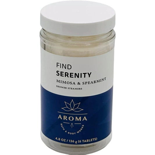 Bath & Body Works Mimosa Spearmint SERENITY Aromatherapy 6 Shower Steamers 