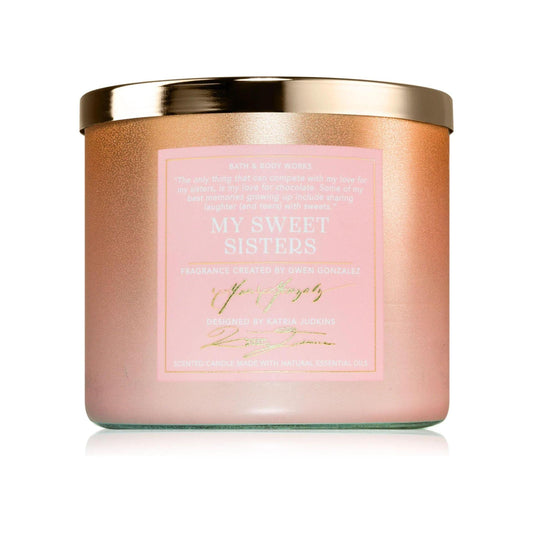 Bath & Body Works My Sweet Sisters Scented 3-Wick Candle 