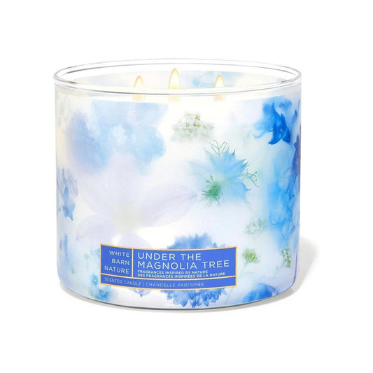 Bath & Body Works Nature Under The Magnolia Tree 3-Wick Candle (White Barn) 