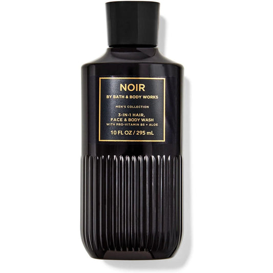 Bath & Body Works Noir Works 3-In-1 Hair Face Body Wash Shower Gel 